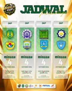 Day 1 · Minggu, 4 Oktober 2026 poster 2